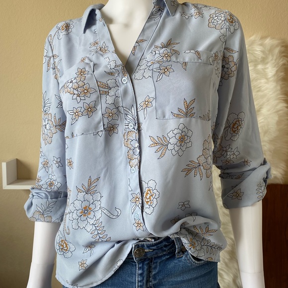 Candies Button Collared Long sleeve - Picture 1 of 6